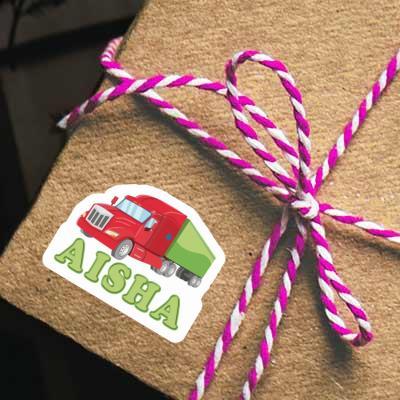 Sticker Aisha Truck Notebook Sticker Aisha Truck Gift package Image