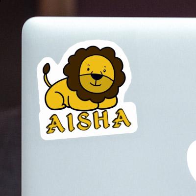 Autocollant Aisha Lion Image