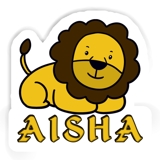 Autocollant Aisha Lion Notebook Image