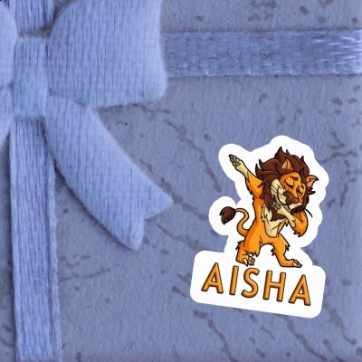 Lion Autocollant Aisha Laptop Image