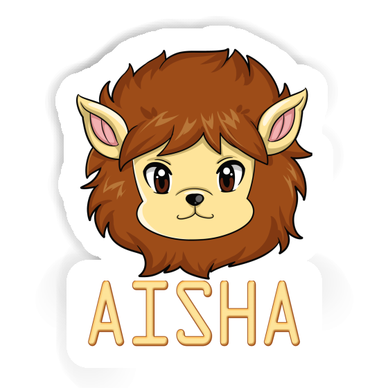 Aisha Autocollant Tête de lion Gift package Image