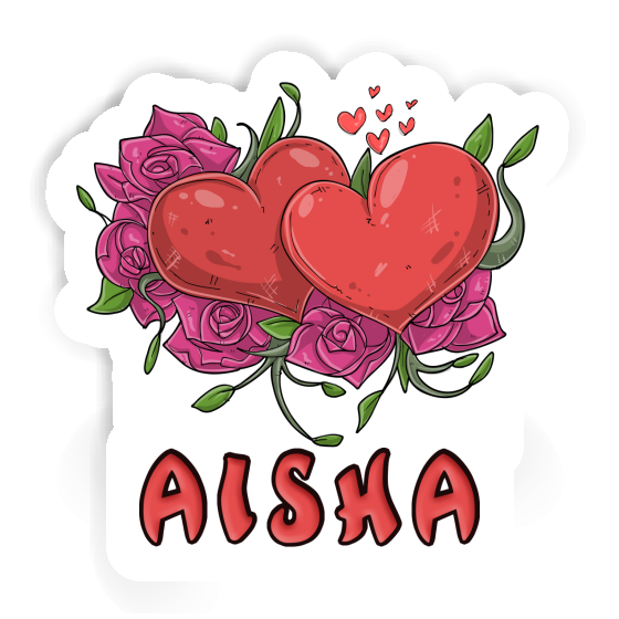 Aisha Autocollant Symbole d'amour Image