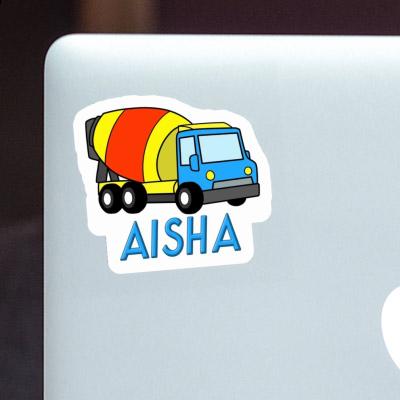 Mischer-LKW Sticker Aisha Notebook Image