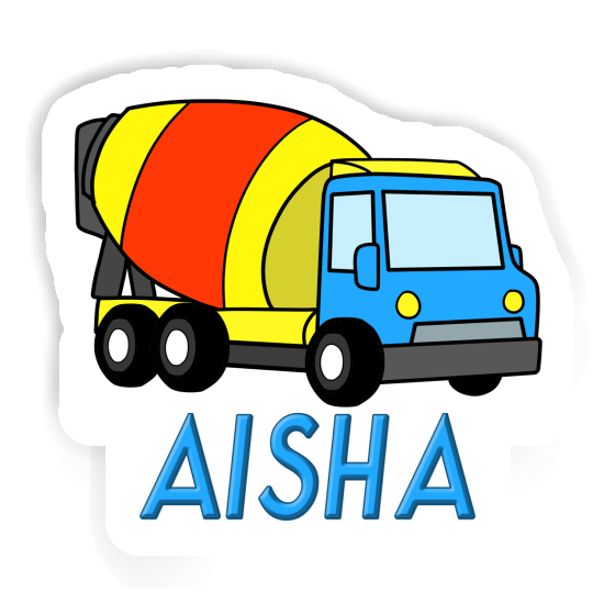 Sticker Mixer Truck Aisha Gift package Image