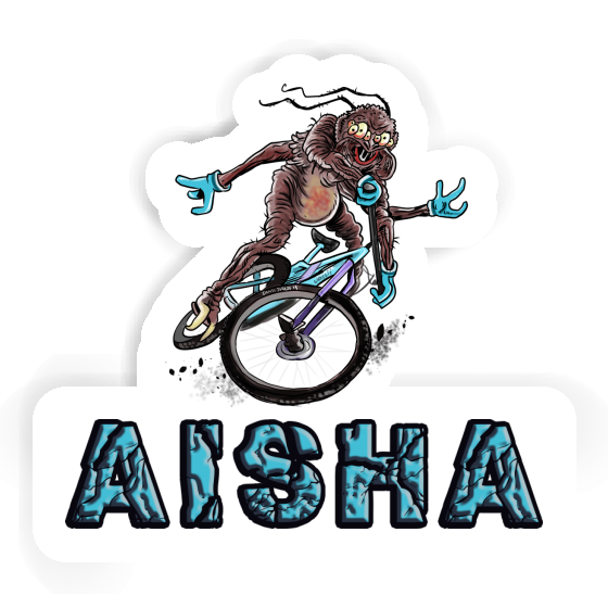 Sticker Aisha Mountainbiker Notebook Image