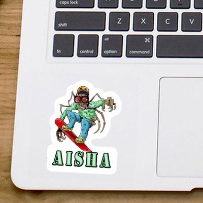 Sticker Aisha Boarder Notebook Image