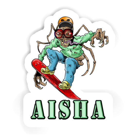 Sticker Aisha Boarder Image