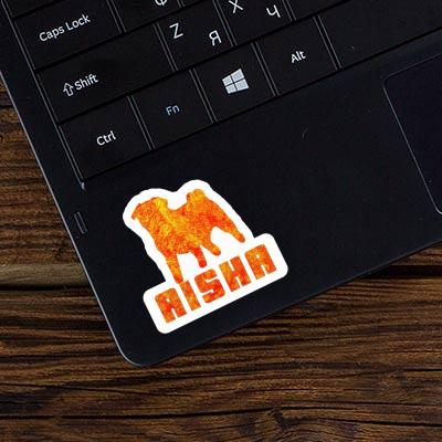 Sticker Pug Aisha Laptop Image