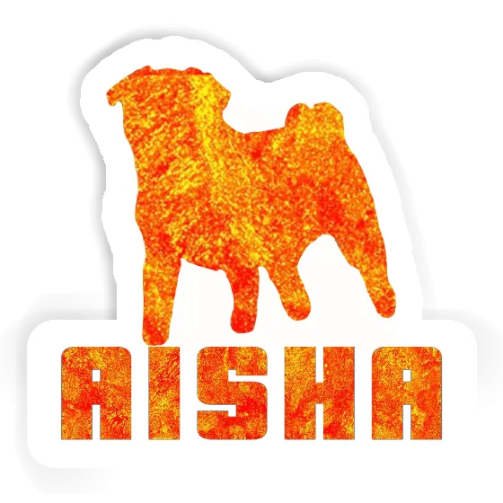 Sticker Pug Aisha Image