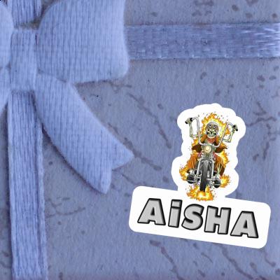 Sticker Motorcycle Rider Aisha Image