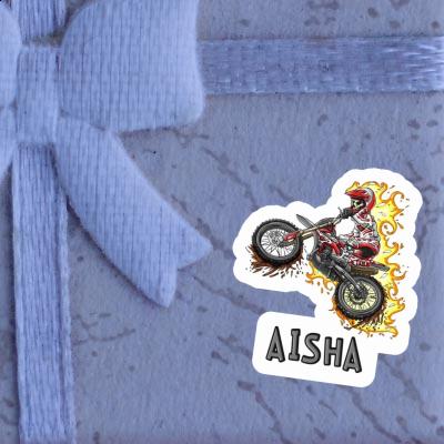 Autocollant Motocrossiste Aisha Gift package Image