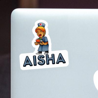 Aisha Sticker Nurse Notebook Image