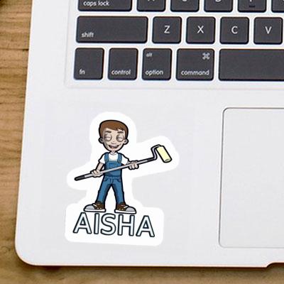 Autocollant Aisha Peintre Laptop Image