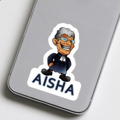 Autocollant Pasteur Aisha Laptop Image