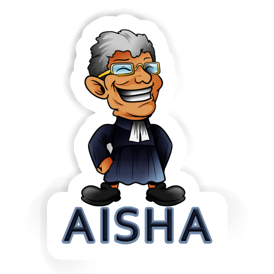 Autocollant Pasteur Aisha Image