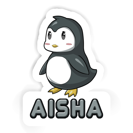 Sticker Aisha Penguin Gift package Image