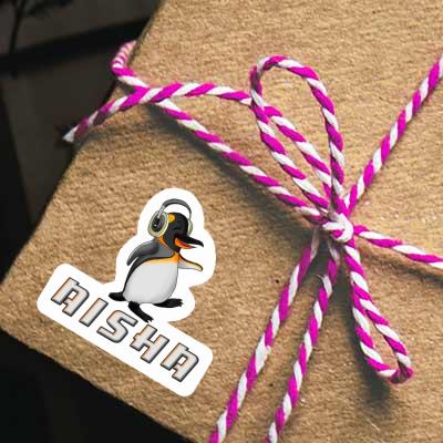 Music Penguin Sticker Aisha Notebook Image