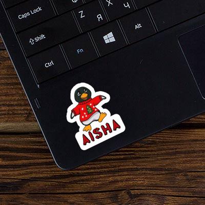 Sticker Aisha Penguin Gift package Image