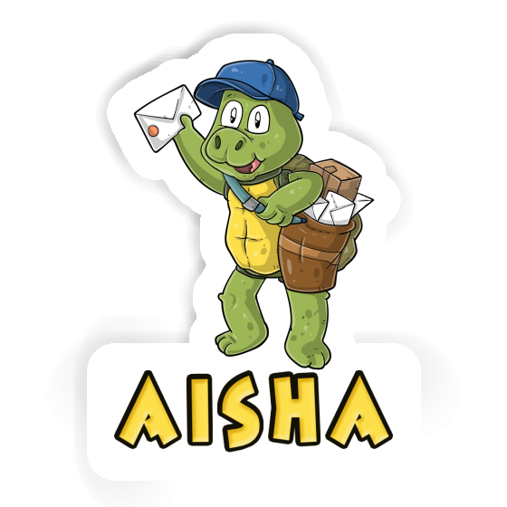 Sticker Aisha Postbote Notebook Image