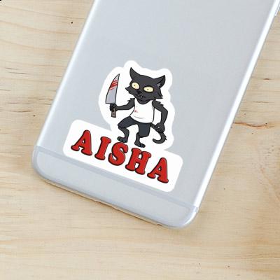 Psycho Cat Sticker Aisha Image