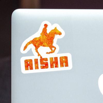 Aisha Sticker Horse Rider Laptop Image