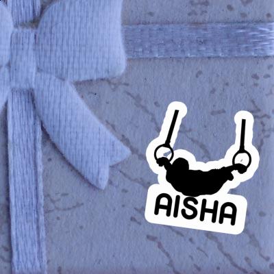 Aisha Sticker Ring gymnast Notebook Image