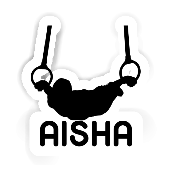 Aisha Sticker Ring gymnast Laptop Image