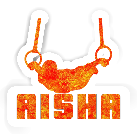 Autocollant Aisha Gymnaste aux anneaux Gift package Image