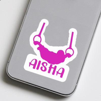 Sticker Ring gymnast Aisha Laptop Image