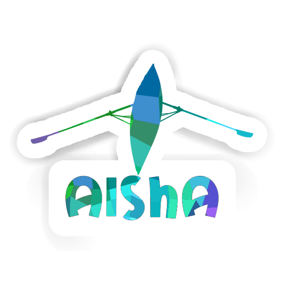 Sticker Aisha Rowboat Laptop Image