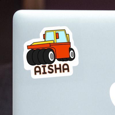 Sticker Aisha Wheel Roller Laptop Image