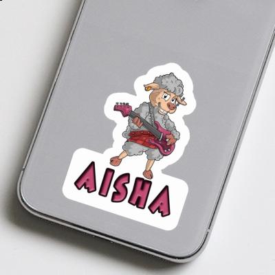 Aisha Sticker Rockergirl Laptop Image