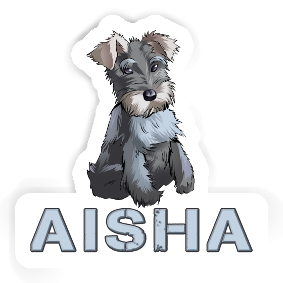 Autocollant Aisha Schnauzer Autocollant Aisha Schnauzer Image