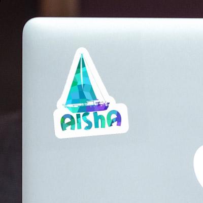 Sticker Sailboat Aisha Notebook Image