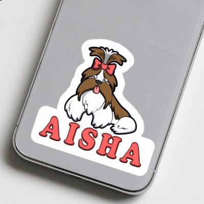 Aufkleber Aisha Shih Tzu Notebook Image