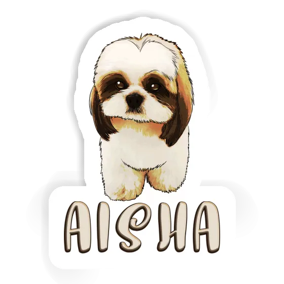 Sticker Aisha Shih Tzu Gift package Image