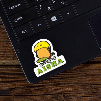 Sticker Skateboard-Ei Aisha Notebook Image