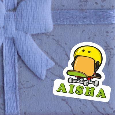 Autocollant Œuf de skateboard Aisha Laptop Image