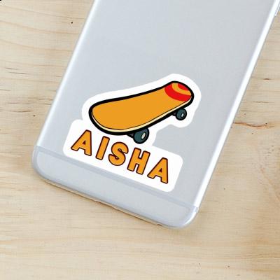 Skateboard Sticker Aisha Laptop Image