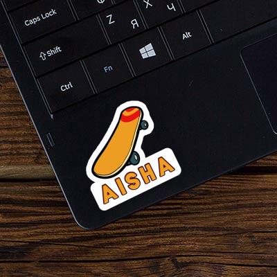 Skateboard Sticker Aisha Laptop Image