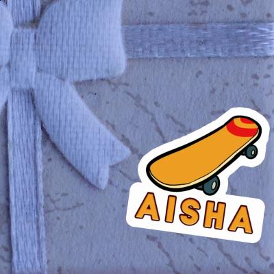 Skateboard Sticker Aisha Notebook Image