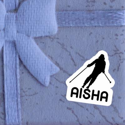 Sticker Aisha Skier Laptop Image