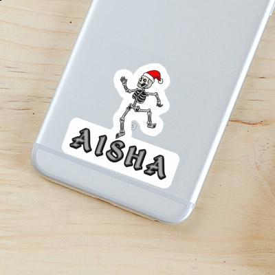 Sticker Christmas Skeleton Aisha Laptop Image