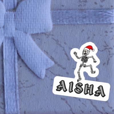 Sticker Christmas Skeleton Aisha Notebook Image