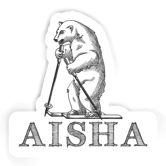 Sticker Skier Aisha Notebook Image