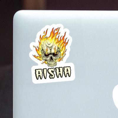 Aisha Sticker Skull Laptop Image