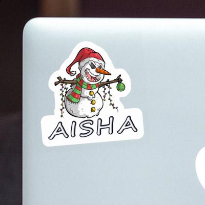 Autocollant Bonhomme de neige Aisha Gift package Image