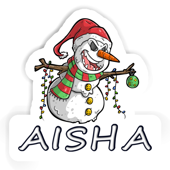 Sticker Aisha Bad Snowman Laptop Image