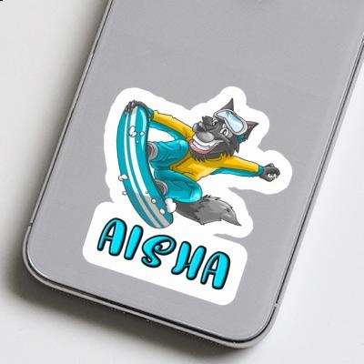 Sticker Aisha Boarder Image