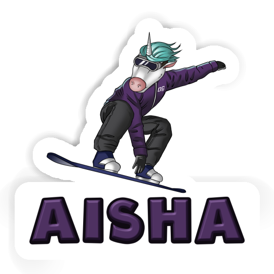 Aufkleber Aisha Snowboarderin Gift package Image